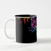 Rainbow Fireworks Printing Zweifarbige Tasse (Links)