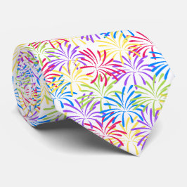 Rainbow Fireworks Splash Krawatte