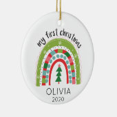 Rainbow First Christmas Ornament (Rechts)