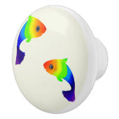 Rainbow Fish Cabinet Knob Keramikknauf (Rechts)