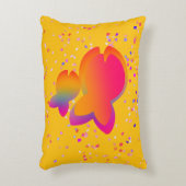 Rainbow Fish Kids Baby Room Gelb Dekokissen (Vorderseite(Vertikal))