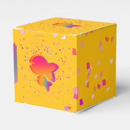 Rainbow Fish Kids Yellow Birthday Geschenkschachtel