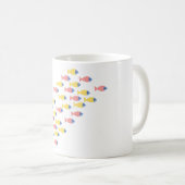 Rainbow Fish Migration Coffee Cup Kaffeetasse (VorderseiteRechts)