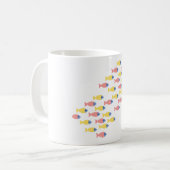 Rainbow Fish Migration Coffee Cup Kaffeetasse (Vorderseite Links)