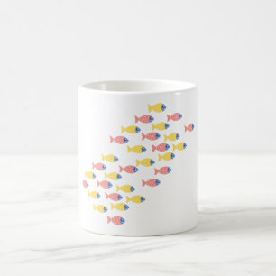 Rainbow Fish Migration Coffee Cup Kaffeetasse