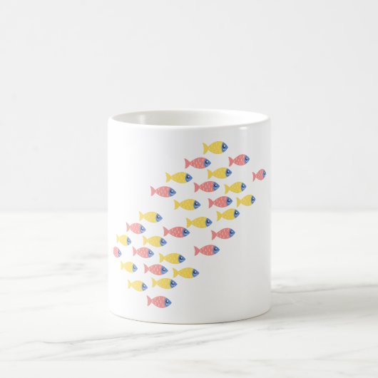 Rainbow Fish Migration Coffee Cup Kaffeetasse (Mittel)