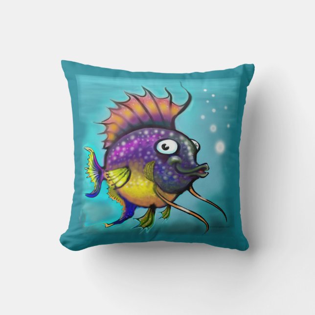 Rainbow Fish Pillow Kissen (Vorderseite)