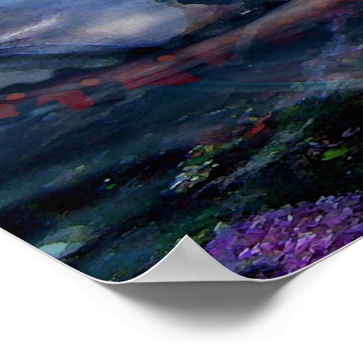 Rainbow Fish Poster (Ecke)