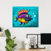 Rainbow Fish Poster (Heimbüro)