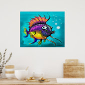 Rainbow Fish Poster (Küche)