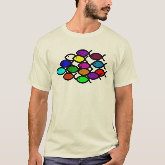 RAINBOW FISH. T-Shirt (Vorderseite)