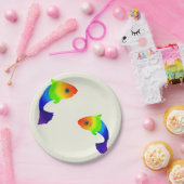 Rainbow Fish Tellers Pappteller (Party)