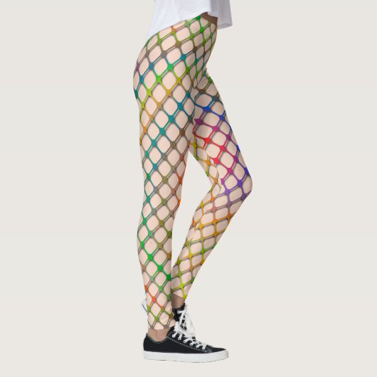 Rainbow Fishnets Leggings (Rechts)