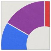 RAINBOW FLAG BUTTON RAYS + Ihr Backgr. Ideen Stoff (Nahaufnahme)