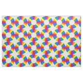 RAINBOW FLAG BUTTON RAYS + Ihr Backgr. Ideen Stoff (Yard (91,4 cm))