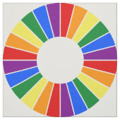 RAINBOW FLAG BUTTON RAYS + Ihr Backgr. Ideen Stoff (Muster)