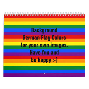 RAINBOW FLAG COLORS CALENDAR für Ihre eigenen Bild Kalender