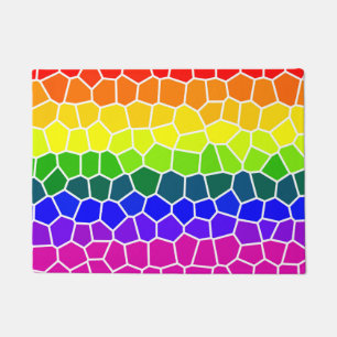 Rainbow Flag Colors Design LGBTQ Gay Pride Fußmatte