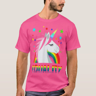 Rainbow Flag Einhorn Stars LGBT Gay  T-Shirt
