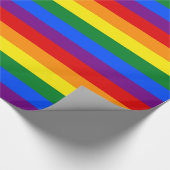 RAINBOW FLAG FARBEN GESCHENKPAPIER (Ecke)