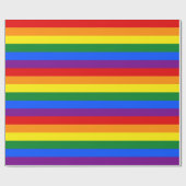 RAINBOW FLAG FARBEN GESCHENKPAPIER (Flach)