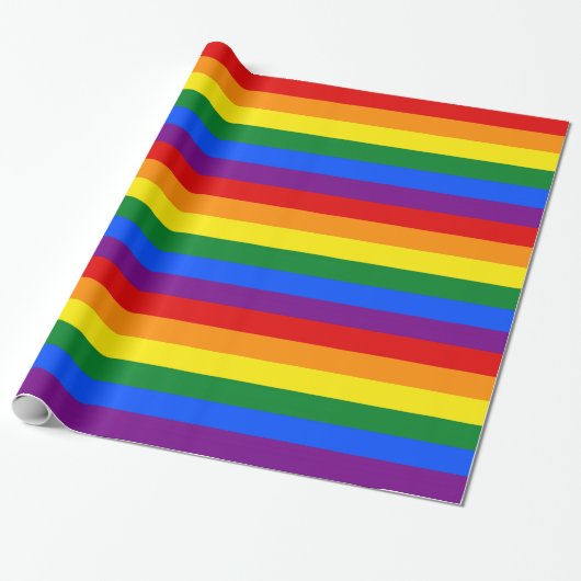 RAINBOW FLAG FARBEN GESCHENKPAPIER (Ungerollt)