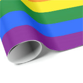 RAINBOW FLAG FARBEN GESCHENKPAPIER (Rolleneckpunkt)