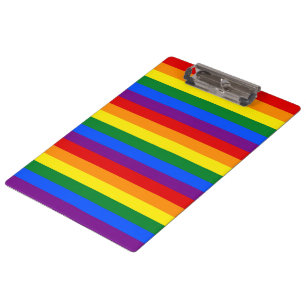 RAINBOW FLAG FARBEN KLEMMBRETT