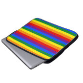 RAINBOW FLAG FARBEN LAPTOPSCHUTZHÜLLE (Vorne Knopf)