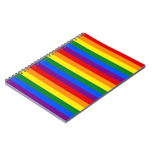 RAINBOW FLAG FARBEN NOTIZBLOCK