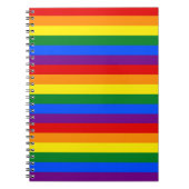 RAINBOW FLAG FARBEN NOTIZBLOCK (Vorderseite)