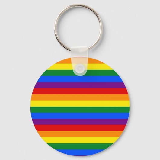 RAINBOW FLAG FARBEN SCHLÜSSELANHÄNGER (Vorderseite)