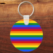 RAINBOW FLAG FARBEN SCHLÜSSELANHÄNGER (Vorderseite)