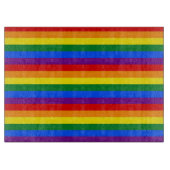 RAINBOW FLAG FARBEN SCHNEIDEBRETT (Vorderseite)