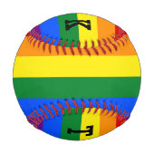 RAINBOW FLAG FLAG FARBEN + Ihre Ideen Baseball (Vorderseite)