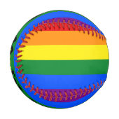 RAINBOW FLAG FLAG FARBEN + Ihre Ideen Baseball (Vorderseite Links)