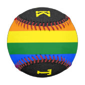 RAINBOW FLAG FLAG FARBEN + Ihre Ideen Baseball (Vorderseite)