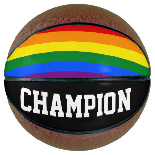 RAINBOW FLAG FLAG FARBEN + Ihre Ideen Basketball