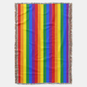 RAINBOW FLAG FLAG FARBEN + Ihre Ideen Decke (Vorderseite Vertikal)