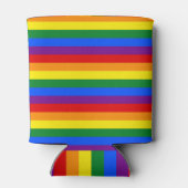 RAINBOW FLAG FLAG FARBEN + Ihre Ideen Dosenkühler (Rückseite)
