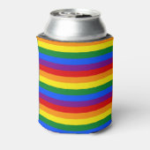 RAINBOW FLAG FLAG FARBEN + Ihre Ideen Dosenkühler (Kanne Rückseite)