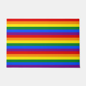 RAINBOW FLAG FLAG FARBEN + Ihre Ideen Fußmatte (Vorderseite)