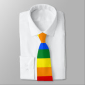 RAINBOW FLAG FLAG FARBEN + Ihre Ideen Krawatte (Gebunden)