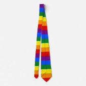 RAINBOW FLAG FLAG FARBEN + Ihre Ideen Krawatte (Rückseite)