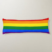 RAINBOW FLAG FLAG FARBEN + Ihre Ideen Seitenschläferkissen (Rückseite)