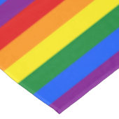 RAINBOW FLAG FLAG FARBEN + Ihre Ideen Tischdecke (Schrägansicht)