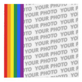 RAINBOW FLAG FLAG FARBEN + Ihre Ideen Würfel (Vorderseite)