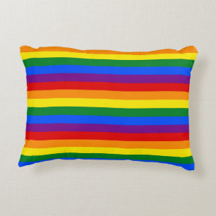 RAINBOW FLAG FLAG FARBEN + Ihre Ideen Zierkissen
