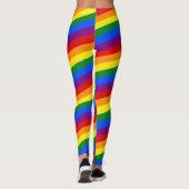 RAINBOW FLAG FLAG FARBEN Streifen + Ihre Ideen Leggings (Rückseite)