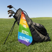 Rainbow Flag Gay Lesbian LGBT Golfhandtuch (Gras)